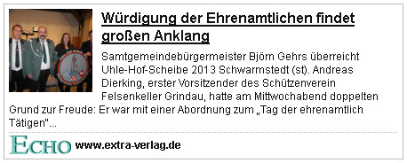 Würdigung der Ehrenamtlichen findet großen Anklang